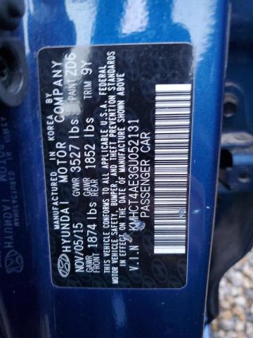 Photo 11 VIN: KMHCT4AE3GU052131 - HYUNDAI ACCENT 