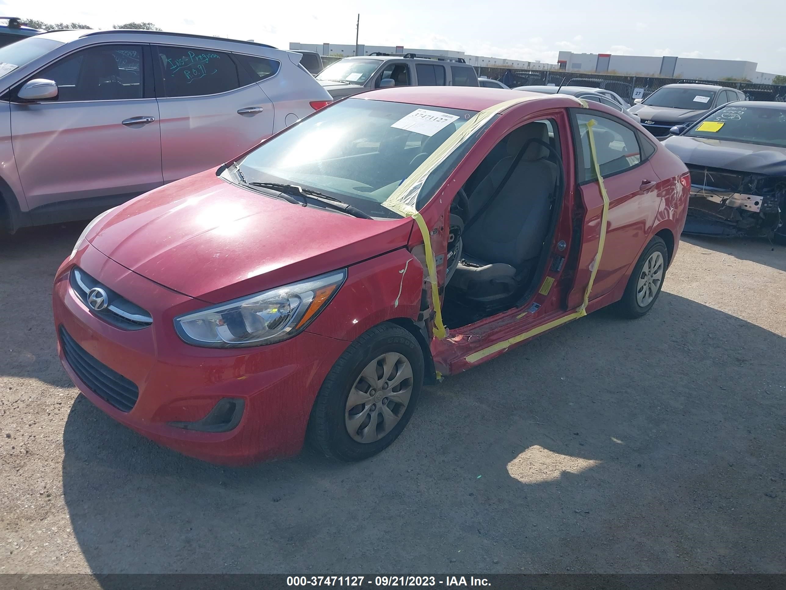 Photo 1 VIN: KMHCT4AE3GU078227 - HYUNDAI ACCENT 