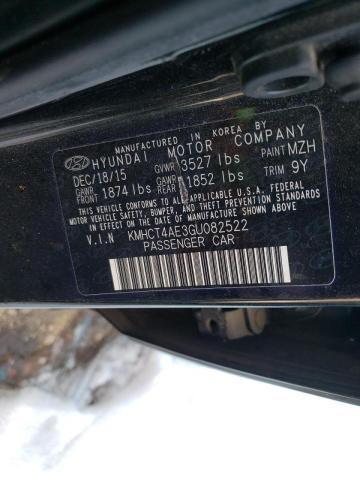 Photo 9 VIN: KMHCT4AE3GU082522 - HYUNDAI ACCENT SE 