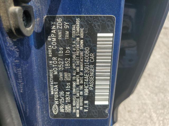 Photo 11 VIN: KMHCT4AE3GU140080 - HYUNDAI ACCENT 