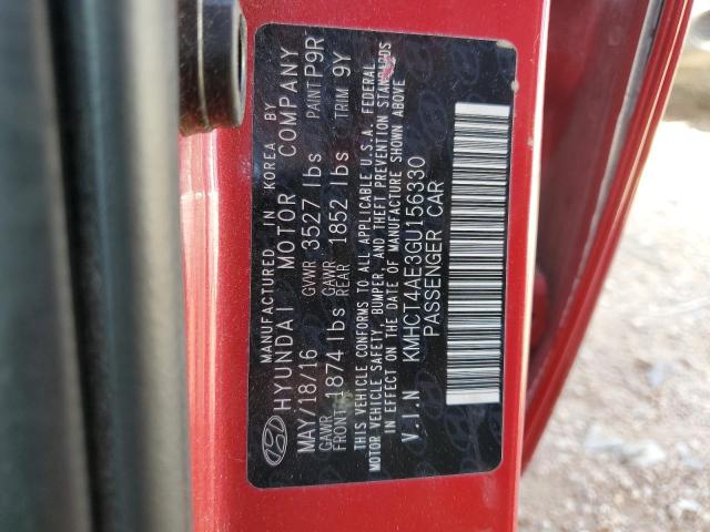 Photo 9 VIN: KMHCT4AE3GU156330 - HYUNDAI ACCENT 