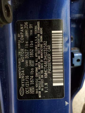 Photo 11 VIN: KMHCT4AE3HU232582 - HYUNDAI ACCENT SE 