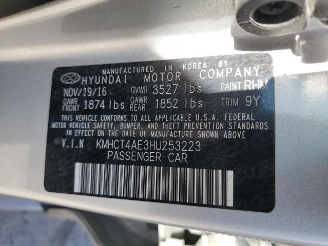 Photo 12 VIN: KMHCT4AE3HU253223 - HYUNDAI ACCENT 