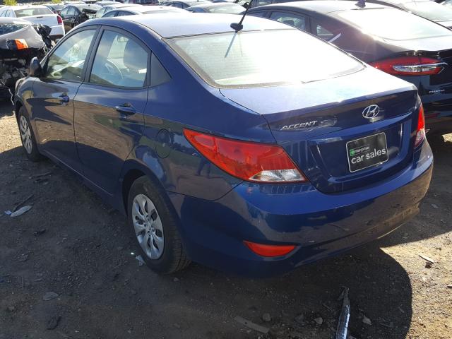 Photo 2 VIN: KMHCT4AE3HU262360 - HYUNDAI ACCENT SE 