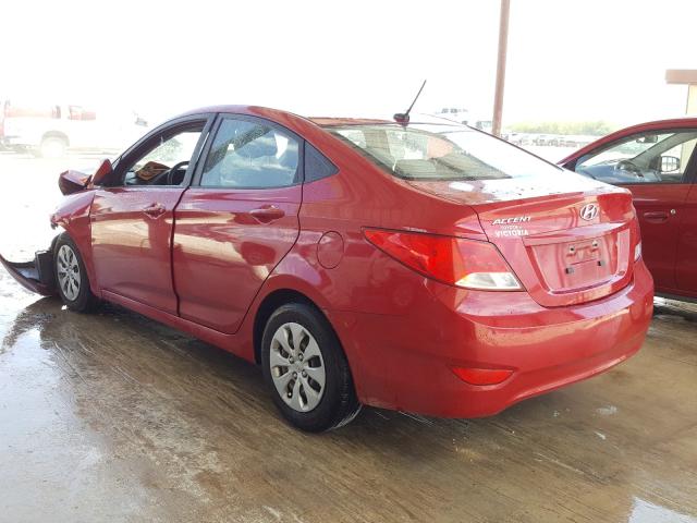 Photo 2 VIN: KMHCT4AE3HU300833 - HYUNDAI ACCENT SE 