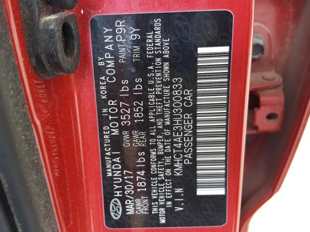 Photo 9 VIN: KMHCT4AE3HU300833 - HYUNDAI ACCENT SE 