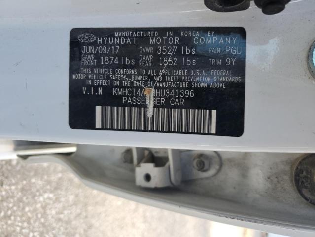 Photo 11 VIN: KMHCT4AE3HU341396 - HYUNDAI ACCENT SE 