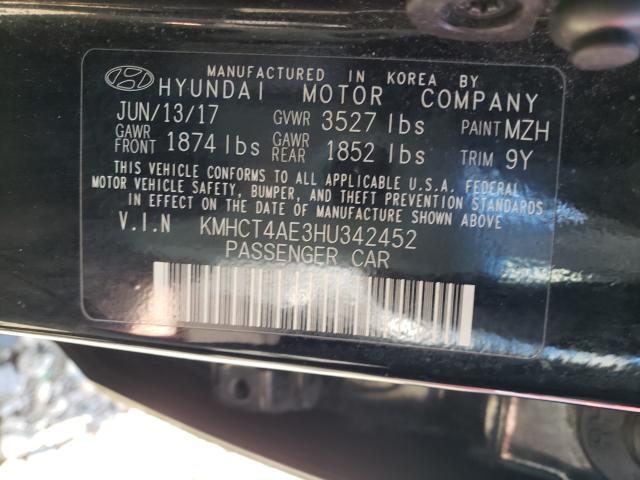 Photo 9 VIN: KMHCT4AE3HU342452 - HYUNDAI ACCENT SE 