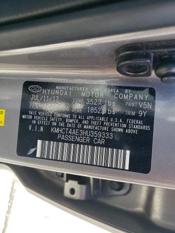 Photo 11 VIN: KMHCT4AE3HU359333 - HYUNDAI ACCENT 