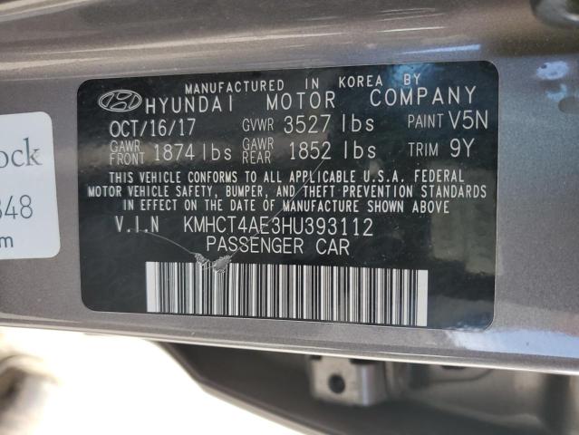 Photo 11 VIN: KMHCT4AE3HU393112 - HYUNDAI ACCENT 