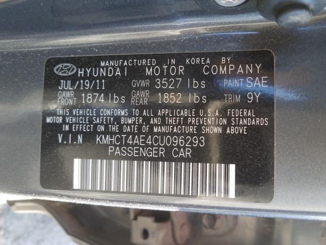 Photo 9 VIN: KMHCT4AE4CU096293 - HYUNDAI ACCENT GLS 