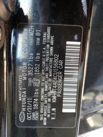 Photo 11 VIN: KMHCT4AE4CU156802 - HYUNDAI ACCENT GLS 