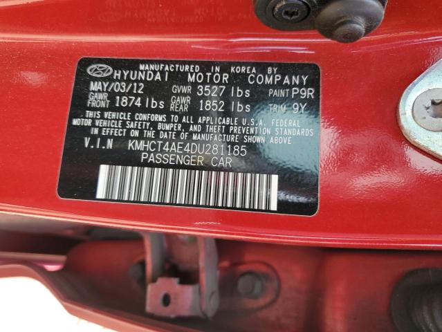 Photo 11 VIN: KMHCT4AE4DU281185 - HYUNDAI ACCENT 