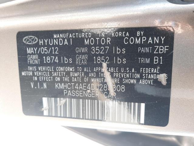 Photo 9 VIN: KMHCT4AE4DU283308 - HYUNDAI ACCENT GLS 