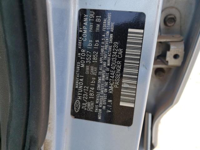 Photo 12 VIN: KMHCT4AE4DU334239 - HYUNDAI ACCENT 