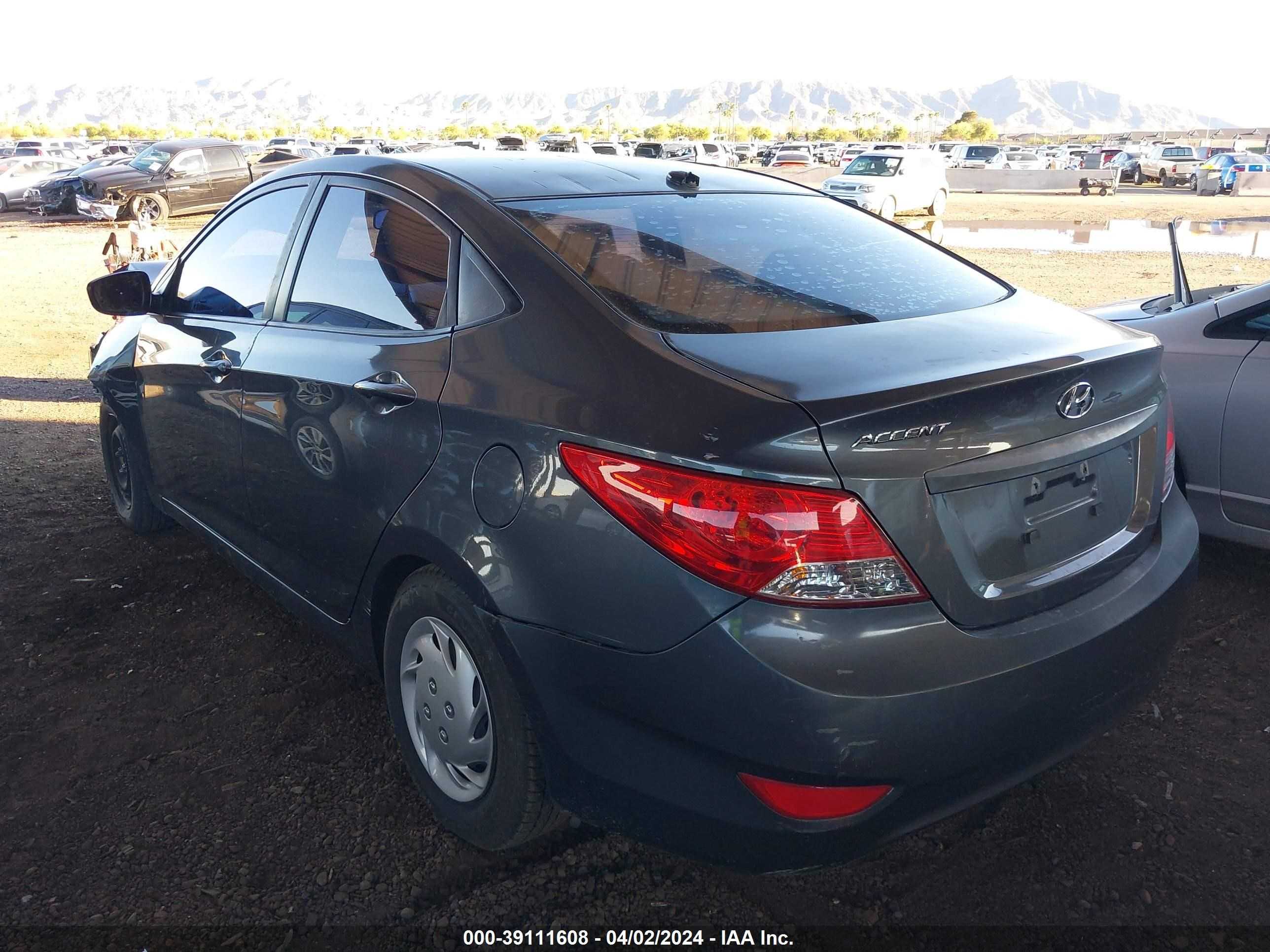 Photo 2 VIN: KMHCT4AE4DU386857 - HYUNDAI ACCENT 