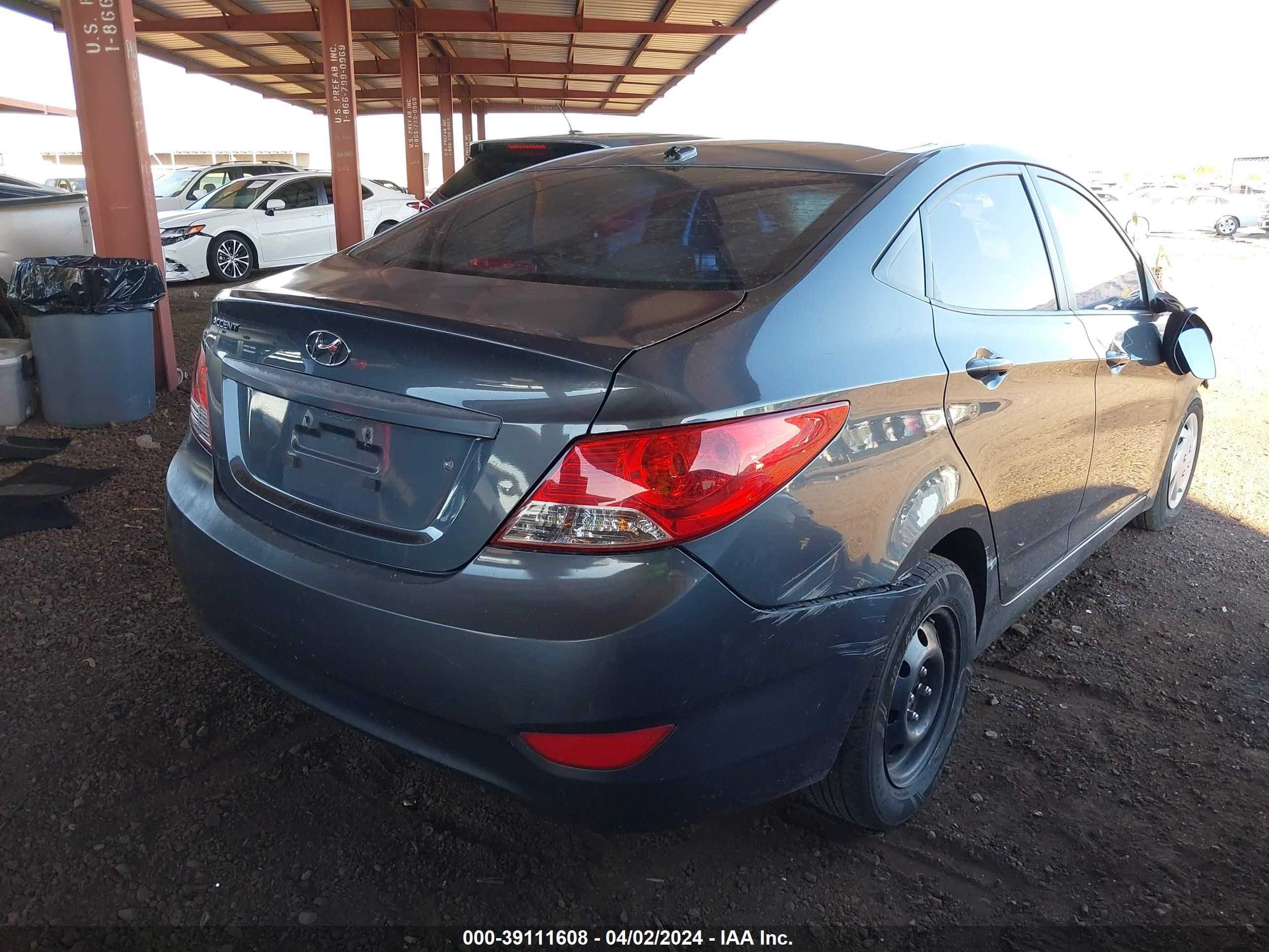 Photo 3 VIN: KMHCT4AE4DU386857 - HYUNDAI ACCENT 