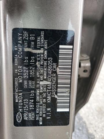 Photo 11 VIN: KMHCT4AE4DU486053 - HYUNDAI ACCENT GLS 