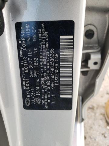 Photo 11 VIN: KMHCT4AE4DU536286 - HYUNDAI ACCENT 