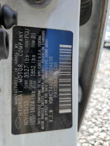 Photo 11 VIN: KMHCT4AE4EU604698 - HYUNDAI ACCENT GLS 