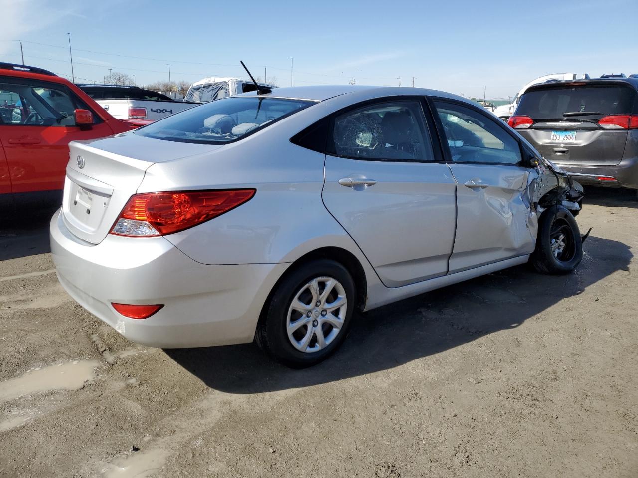 Photo 2 VIN: KMHCT4AE4EU671205 - HYUNDAI ACCENT 