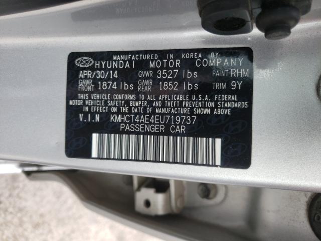 Photo 9 VIN: KMHCT4AE4EU719737 - HYUNDAI ACCENT GLS 