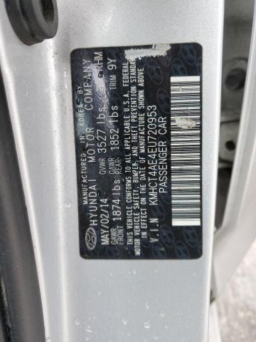 Photo 11 VIN: KMHCT4AE4EU720953 - HYUNDAI ACCENT 