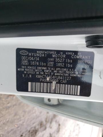 Photo 9 VIN: KMHCT4AE4FU841127 - HYUNDAI ACCENT GLS 