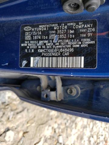 Photo 9 VIN: KMHCT4AE4FU848496 - HYUNDAI ACCENT GLS 