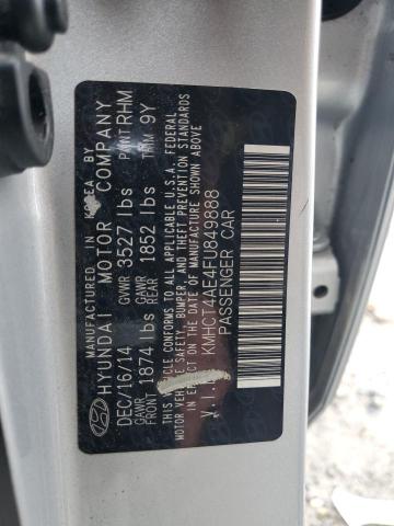 Photo 12 VIN: KMHCT4AE4FU849888 - HYUNDAI ACCENT 