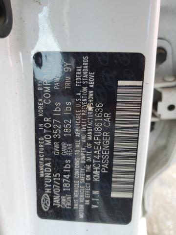 Photo 12 VIN: KMHCT4AE4FU861636 - HYUNDAI ACCENT GLS 