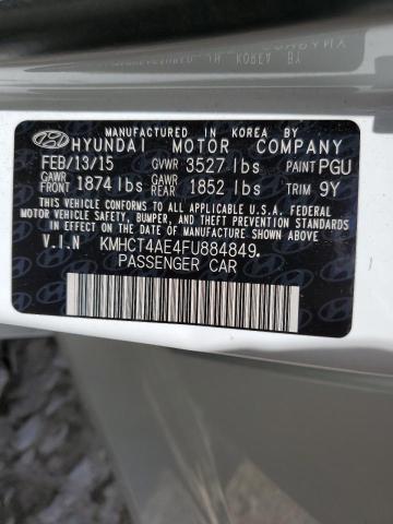 Photo 11 VIN: KMHCT4AE4FU884849 - HYUNDAI ACCENT GLS 