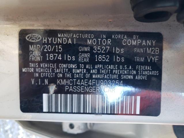 Photo 9 VIN: KMHCT4AE4FU903254 - HYUNDAI ACCENT GLS 