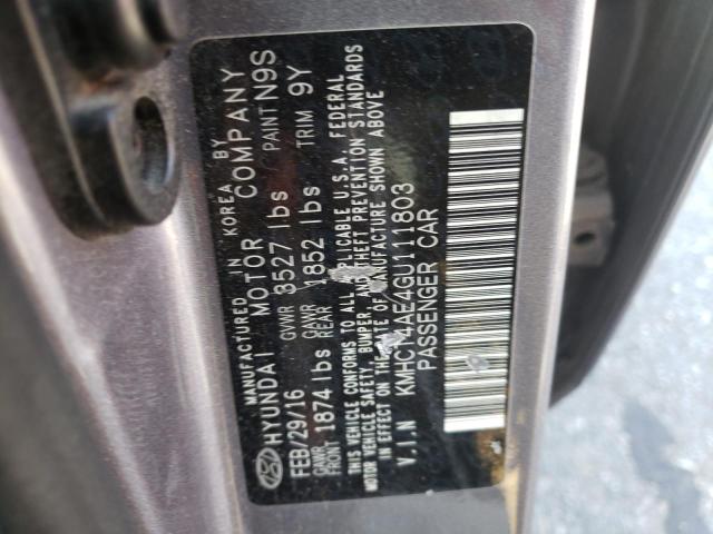 Photo 9 VIN: KMHCT4AE4GU111803 - HYUNDAI ACCENT SE 