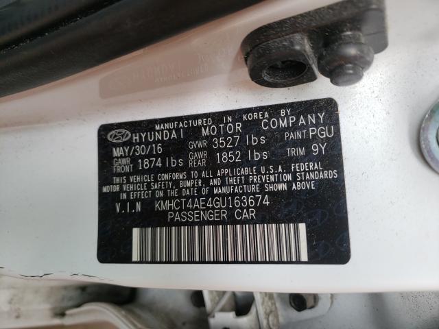 Photo 9 VIN: KMHCT4AE4GU163674 - HYUNDAI ACCENT SE 