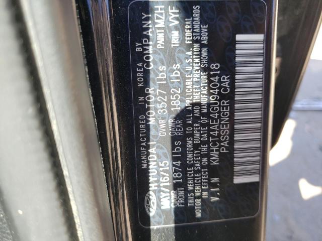 Photo 11 VIN: KMHCT4AE4GU940418 - HYUNDAI ACCENT SE 