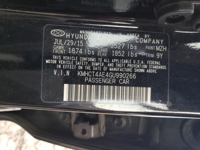 Photo 11 VIN: KMHCT4AE4GU990266 - HYUNDAI ACCENT SE 