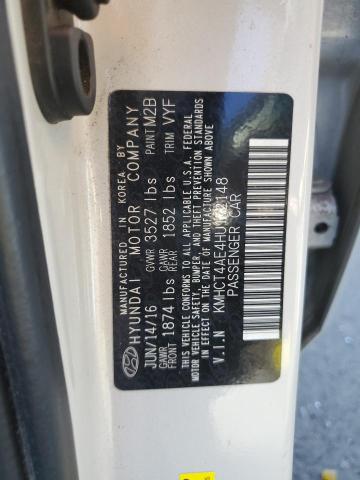 Photo 11 VIN: KMHCT4AE4HU172148 - HYUNDAI ACCENT SE 