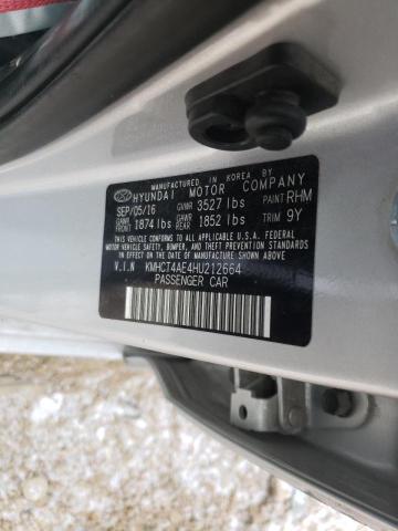 Photo 9 VIN: KMHCT4AE4HU212664 - HYUNDAI ACCENT SE 