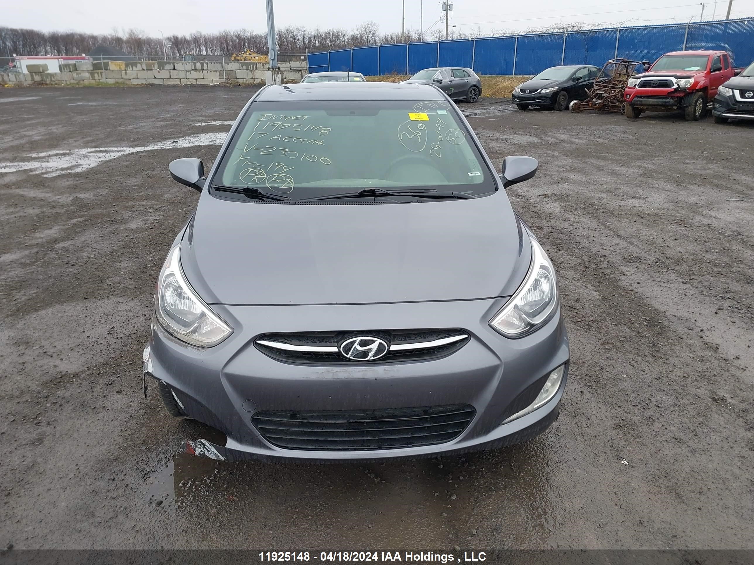 Photo 11 VIN: KMHCT4AE4HU230100 - HYUNDAI ACCENT 