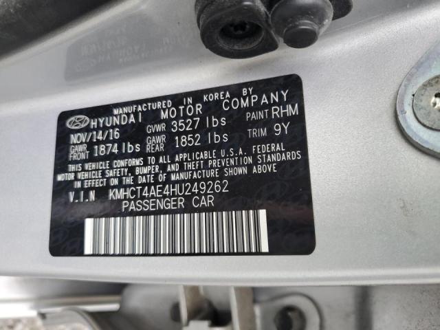 Photo 12 VIN: KMHCT4AE4HU249262 - HYUNDAI ACCENT 