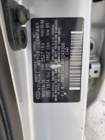 Photo 11 VIN: KMHCT4AE4HU249388 - HYUNDAI ACCENT SE 