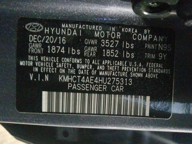 Photo 9 VIN: KMHCT4AE4HU275313 - HYUNDAI ACCENT SE 