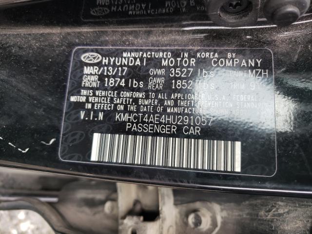 Photo 9 VIN: KMHCT4AE4HU291057 - HYUNDAI ACCENT SE 