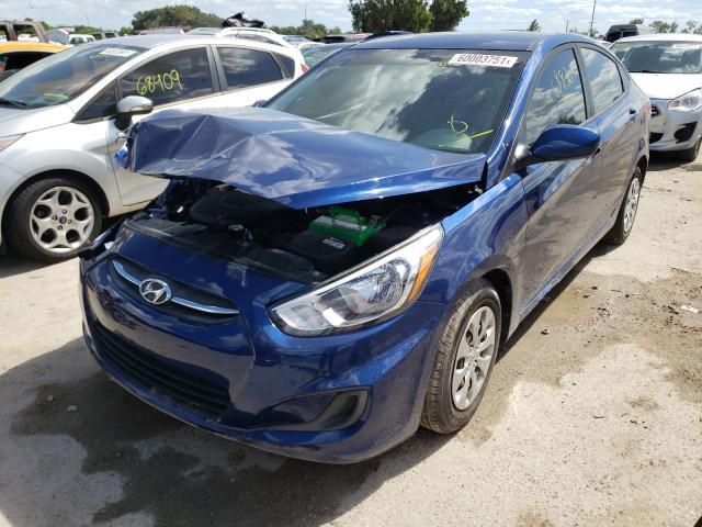 Photo 1 VIN: KMHCT4AE4HU308651 - HYUNDAI ACCENT SE 