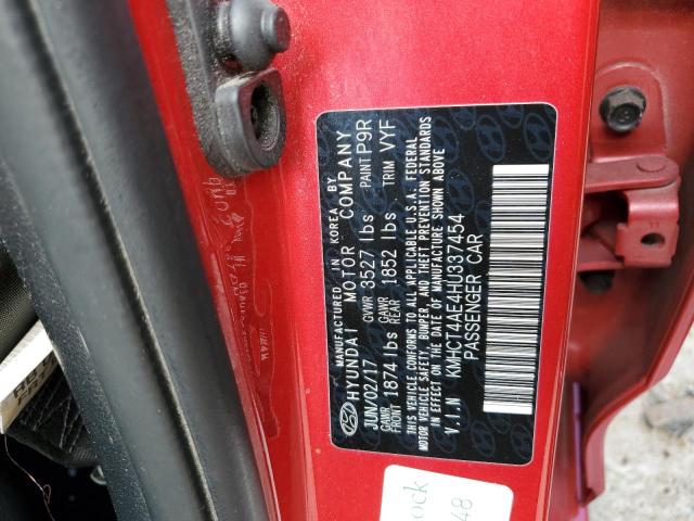 Photo 9 VIN: KMHCT4AE4HU337454 - HYUNDAI ACCENT SE 