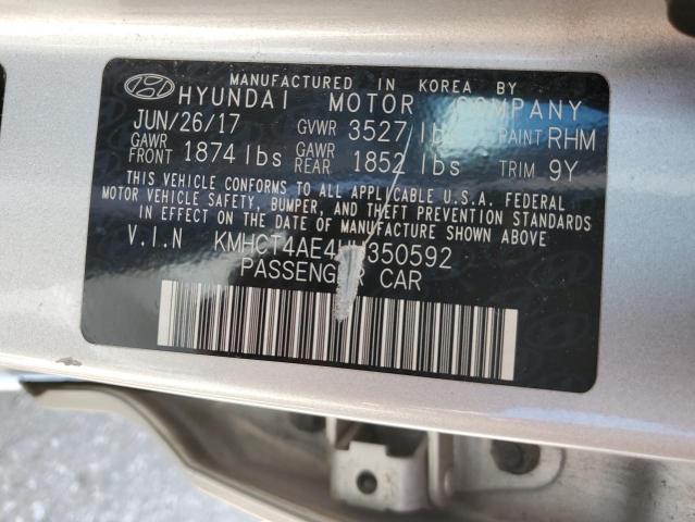 Photo 11 VIN: KMHCT4AE4HU350592 - HYUNDAI ACCENT SE 