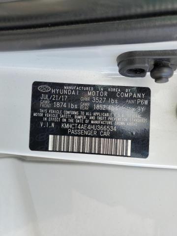 Photo 12 VIN: KMHCT4AE4HU366534 - HYUNDAI ACCENT SE 