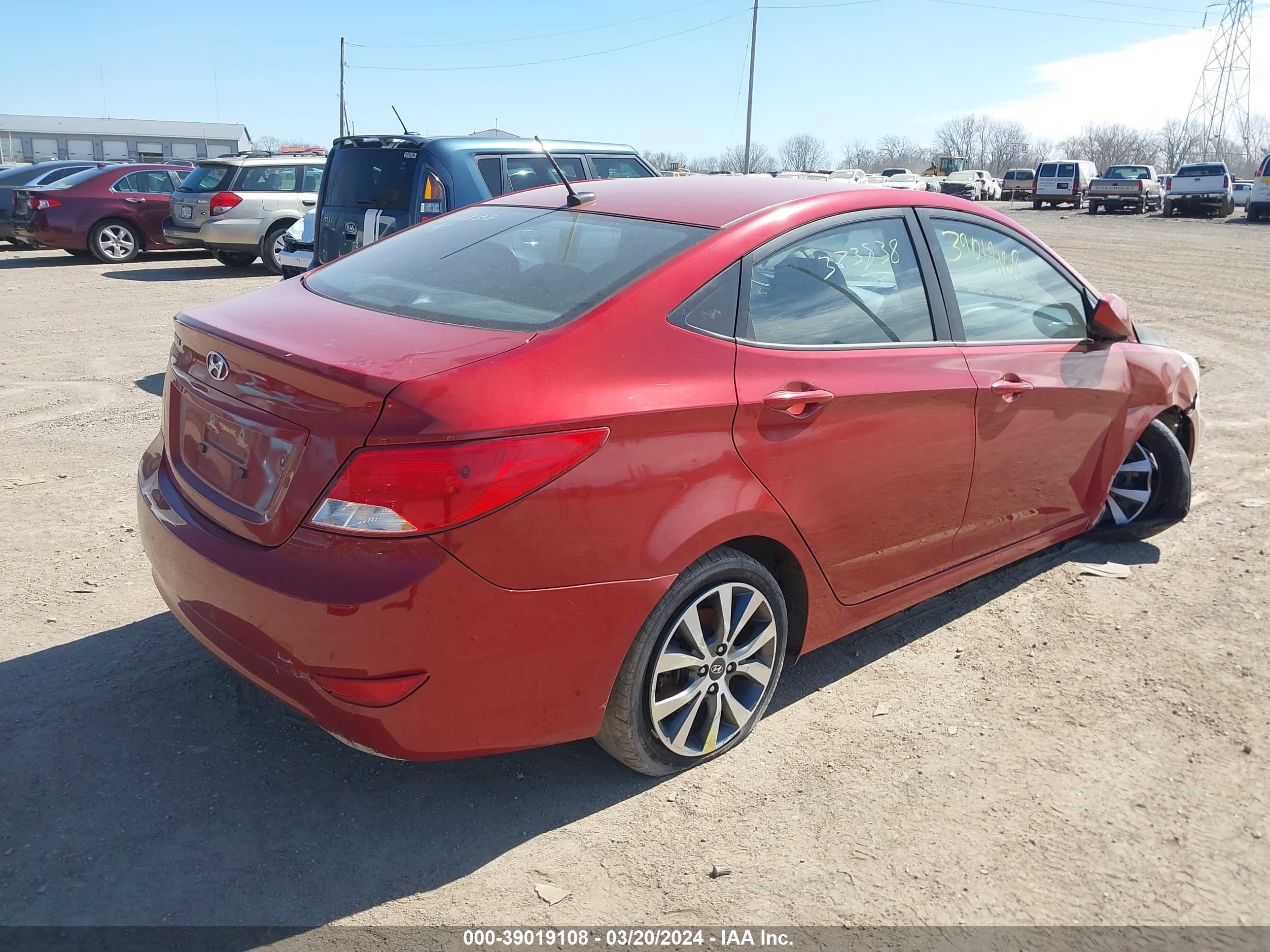 Photo 3 VIN: KMHCT4AE4HU373838 - HYUNDAI ACCENT 