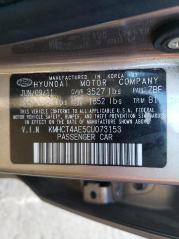 Photo 9 VIN: KMHCT4AE5CU073153 - HYUNDAI ACCENT GLS 